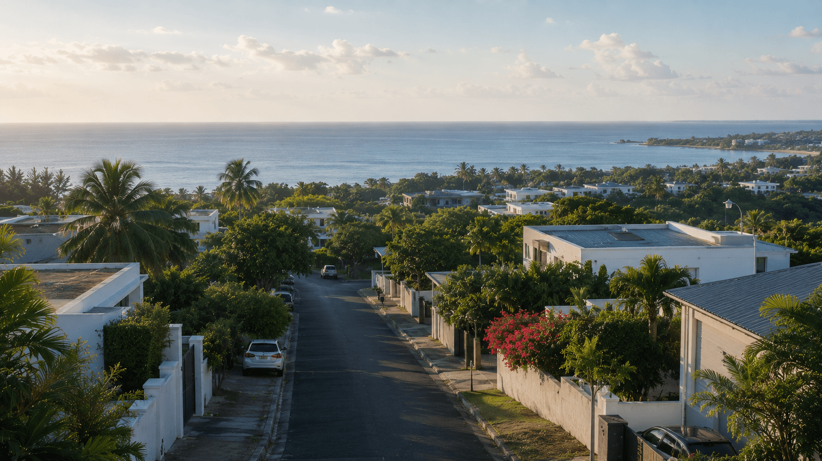 View of Mauritius coastal region after moving to Mauritius from France and buying property